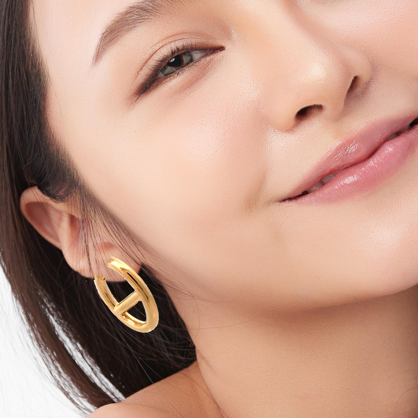 14K Gold Elegant Marine Earrings