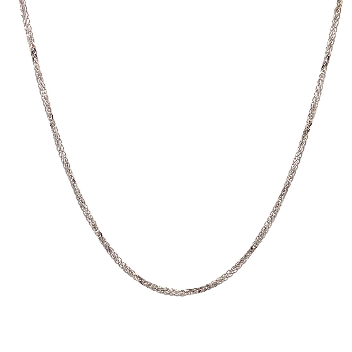14K White Gold Franco Chain | Luby Gold Collection | Luby 