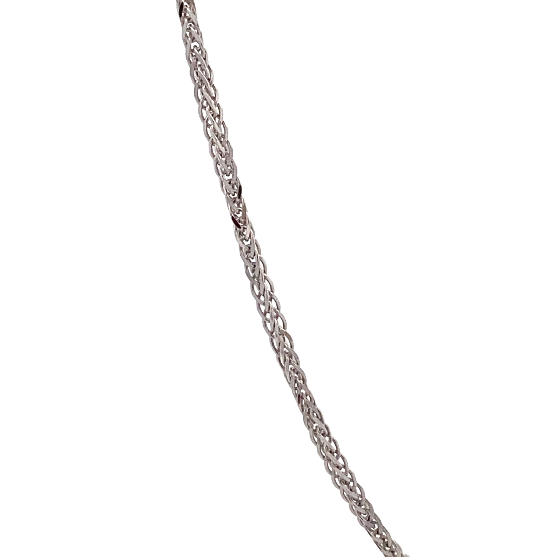 14K White Gold Franco Chain | Luby Gold Collection | Luby 