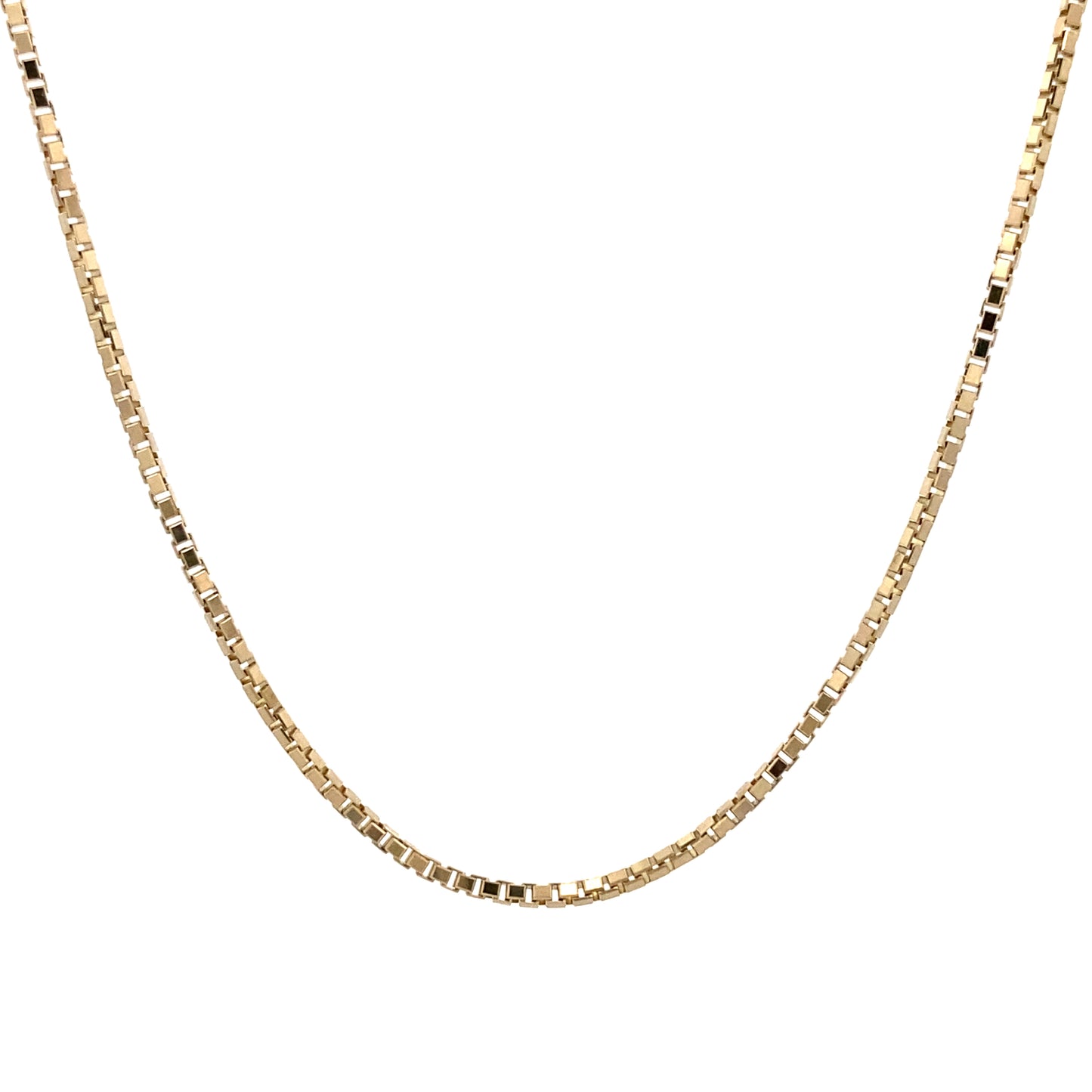 14K Gold Square Box Chain