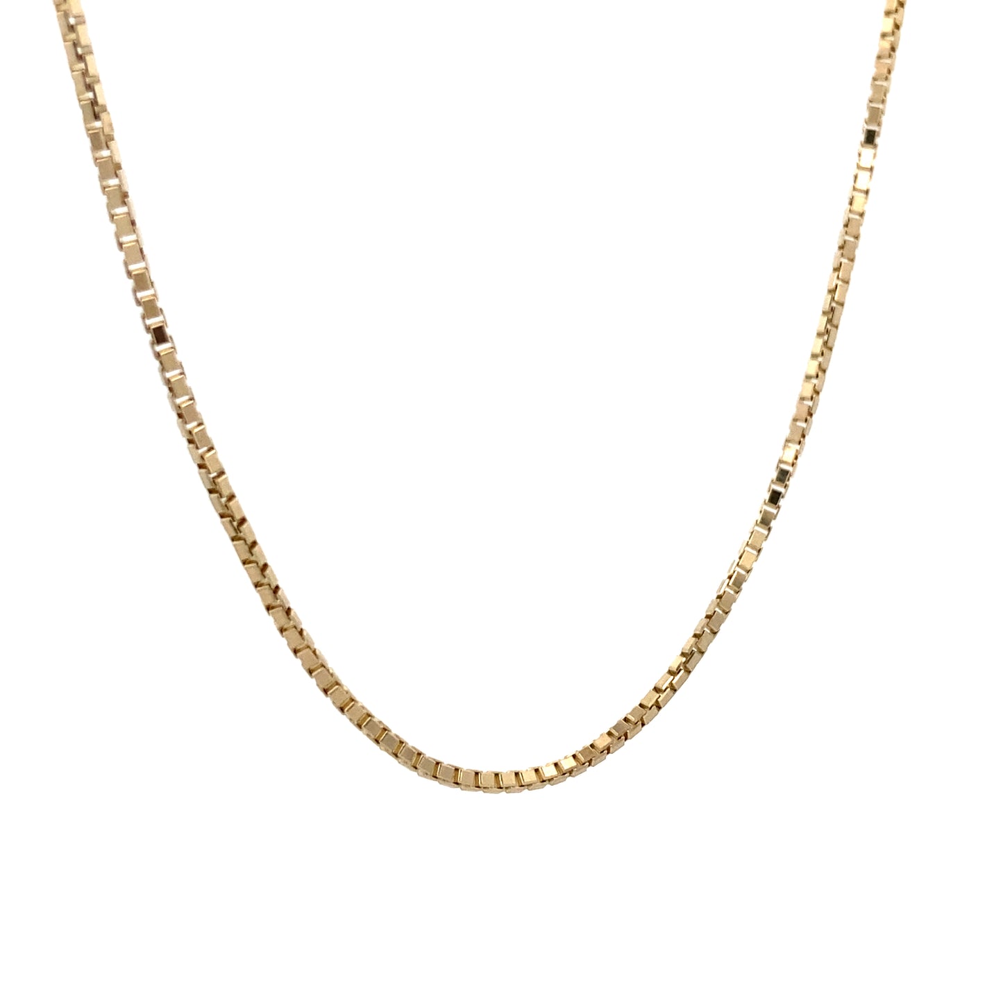 14K Gold Square Box Chain