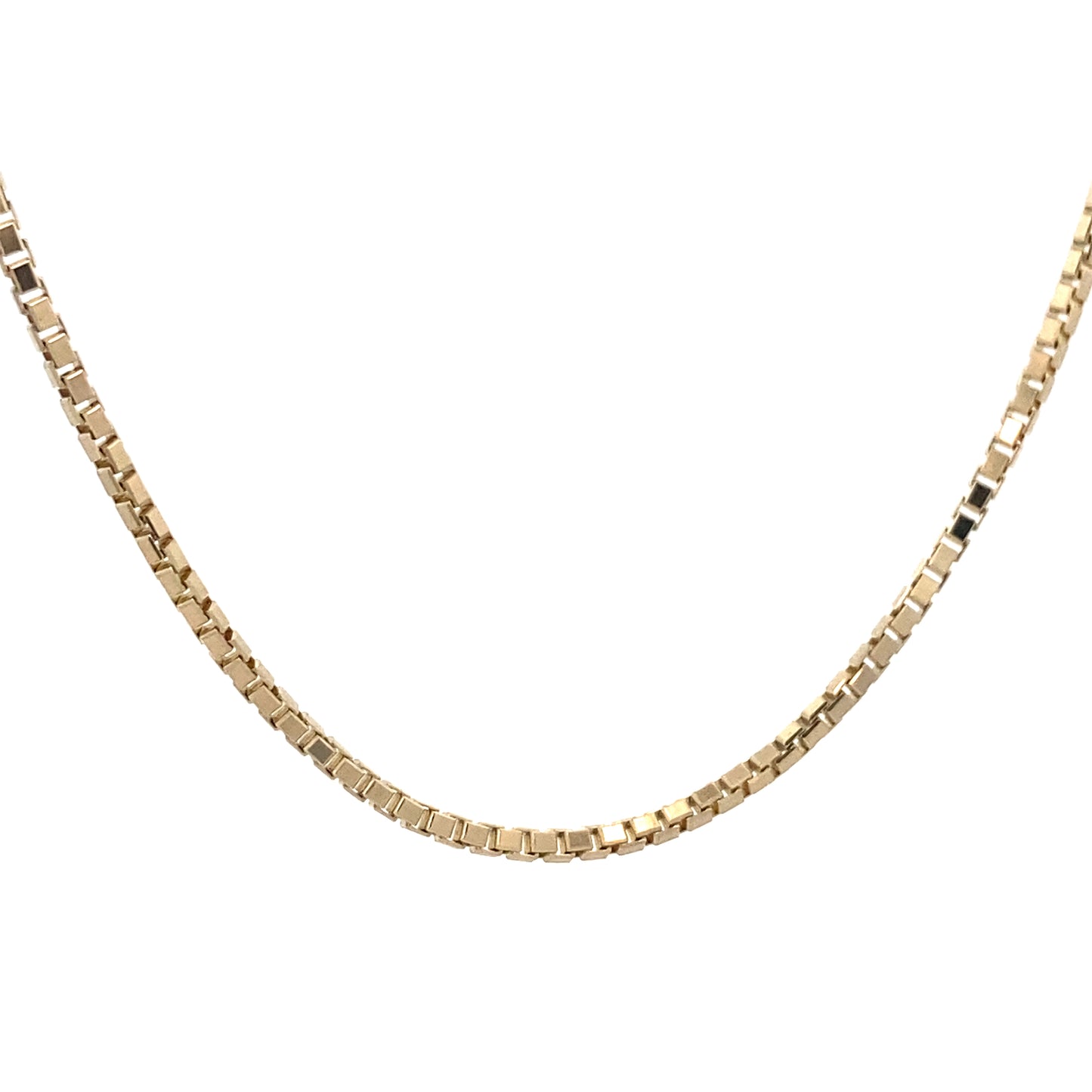 14K Gold Square Box Chain