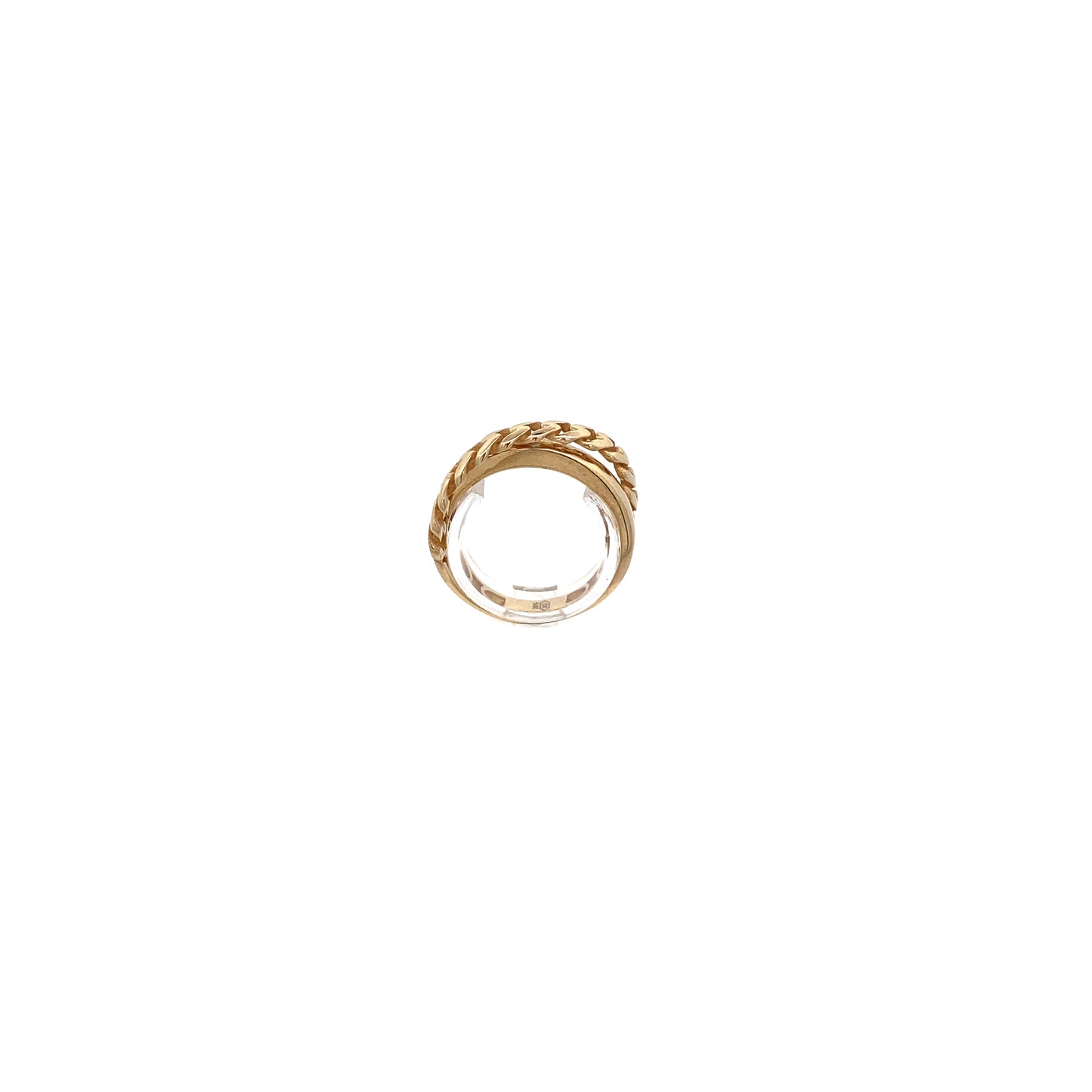 14k Gold Cuban Links Ring