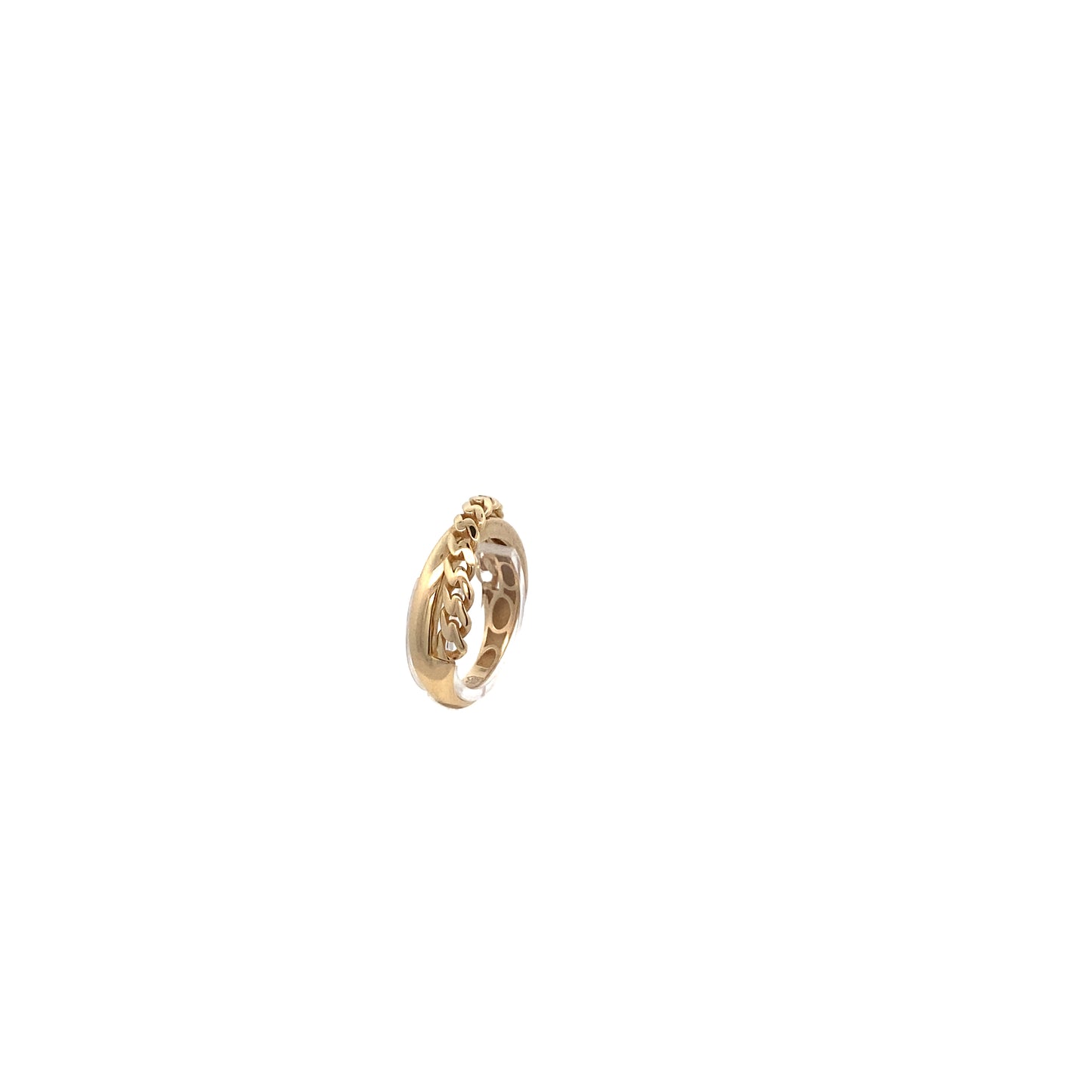 14k Gold Cuban Links Ring