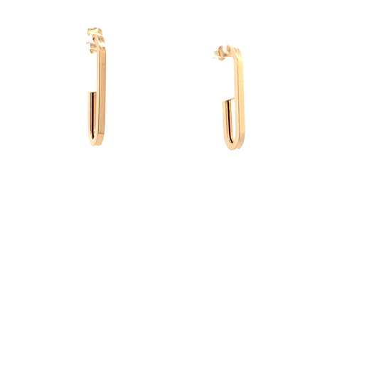 14K Gold Opulent Link Earrings