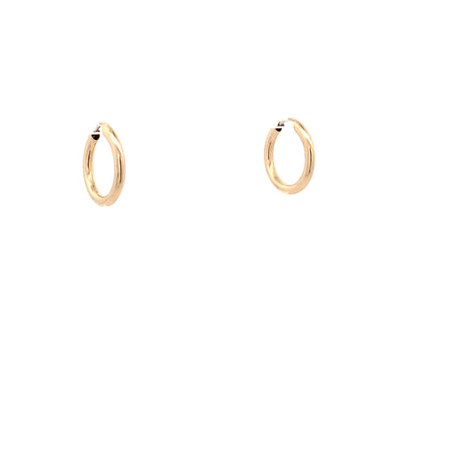 14K Gold Hoops Earrings