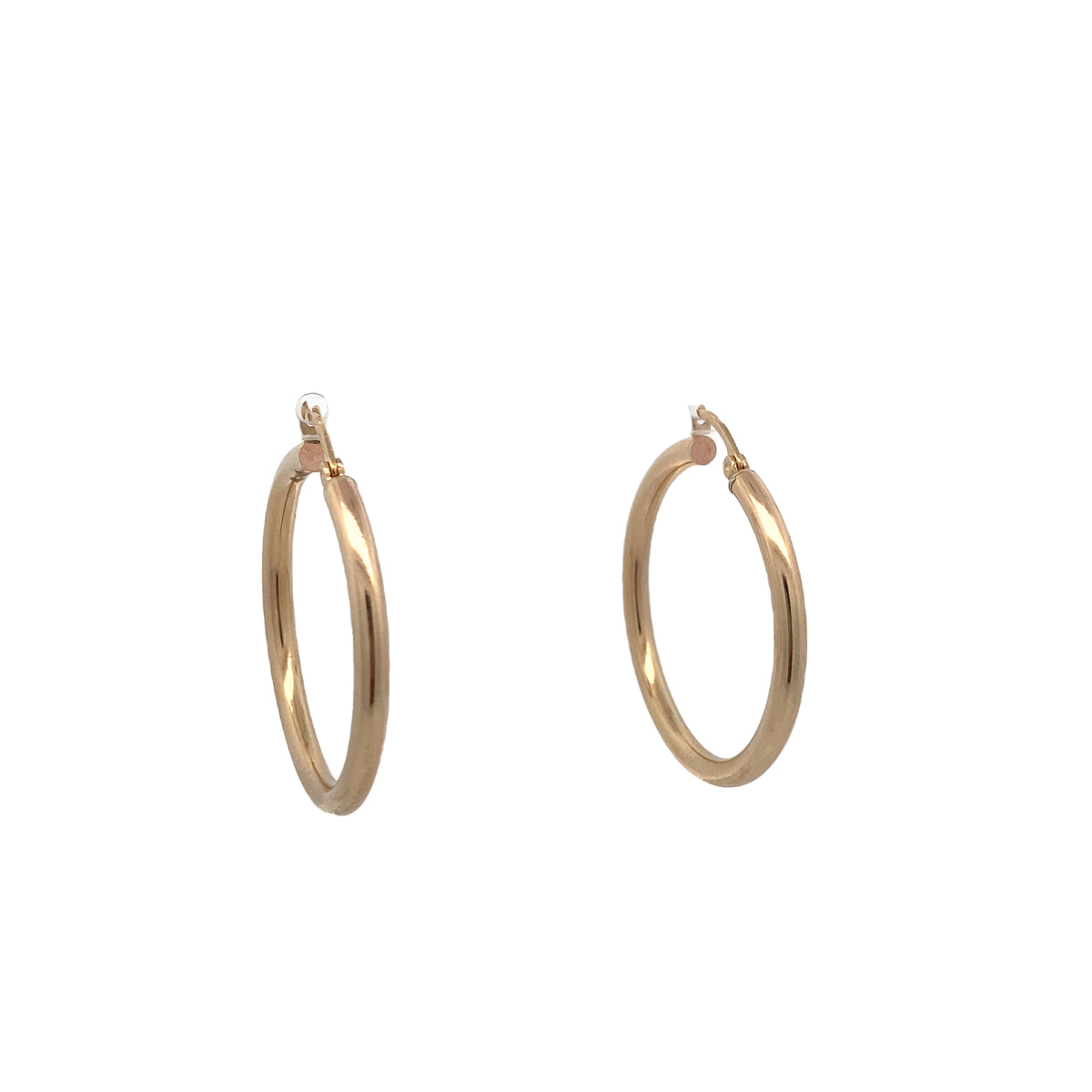 10K Gold Medium Bold Hoops | Luby Gold Collection | Luby 