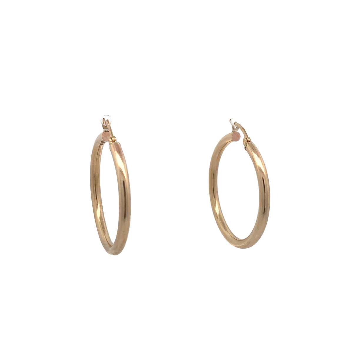 10K Gold Medium Bold Hoops | Luby Gold Collection | Luby 
