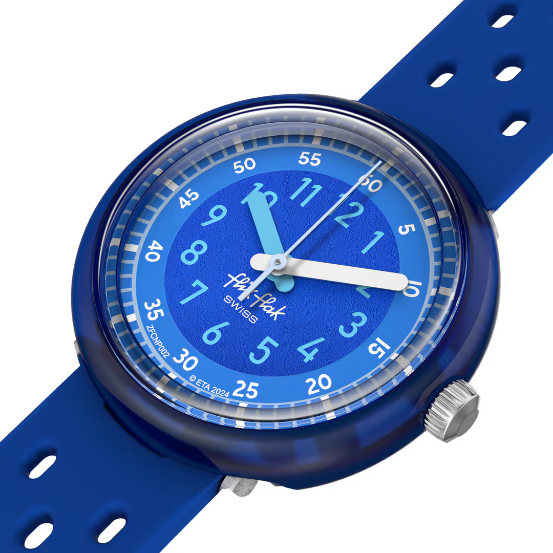 FIZZ IN BLUE | Flik Flak by Swatch | Luby 