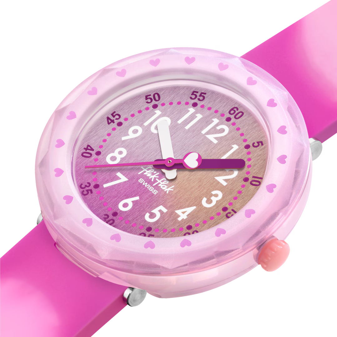 FUZE IN PINK | Flik Flak by Swatch | Luby 
