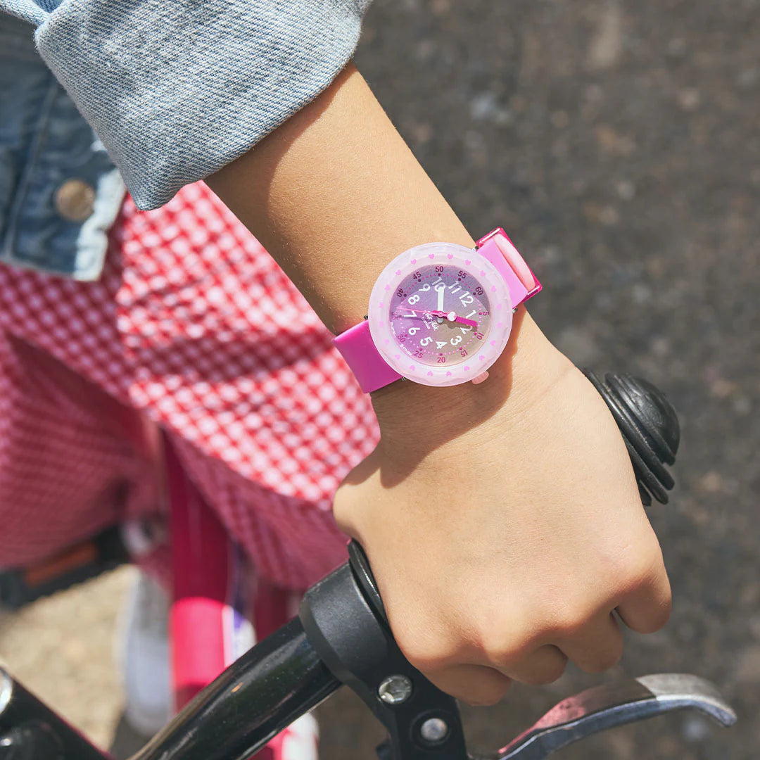 FUZE IN PINK | Flik Flak by Swatch | Luby 