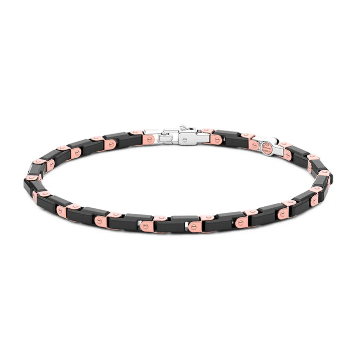 Zancan 18K Rose Gold Ceramic Black Bracelet | Zancan | Luby 