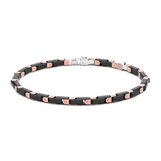Zancan 18K Rose Gold Ceramic Black Bracelet | Zancan | Luby 