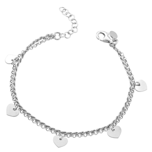 Bracciale Multifilo Cuoricini - My Little Emotion