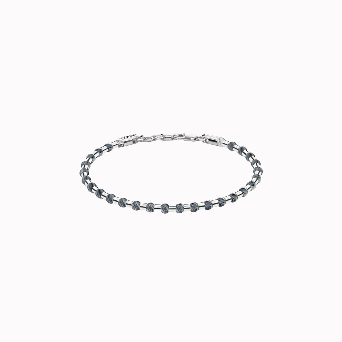 Grey and Silver Beads Bracelet | Zancan | Luby 
