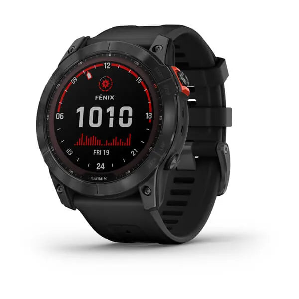Fēnix® 7X – Solar Edition Slate Gray with Black Band | Garmin | Luby 
