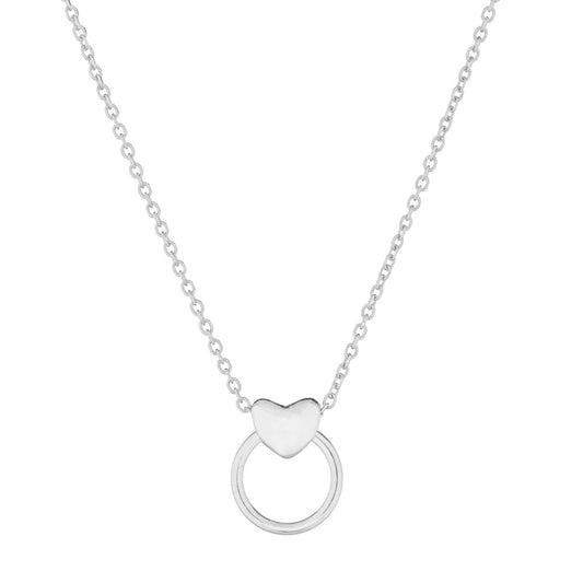 Collana Cerchio A Cuore - My Little Emotion