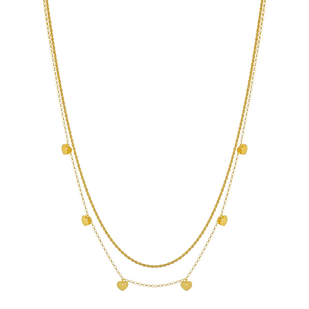Collana Multifilo Cuoricini - My Little Emotion | Marcello Pane | Luby 