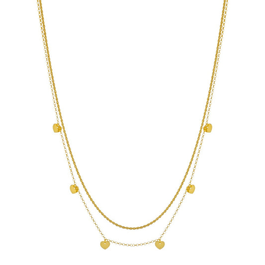 Collana Multifilo Cuoricini - My Little Emotion