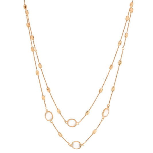 Collana Occhio Di Gatto Grigio Chiaro - Itaca Colors