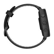 Forerunner® 265 Black Bezel and Case with Black/Powder Gray Silicone Band | Garmin | Luby 