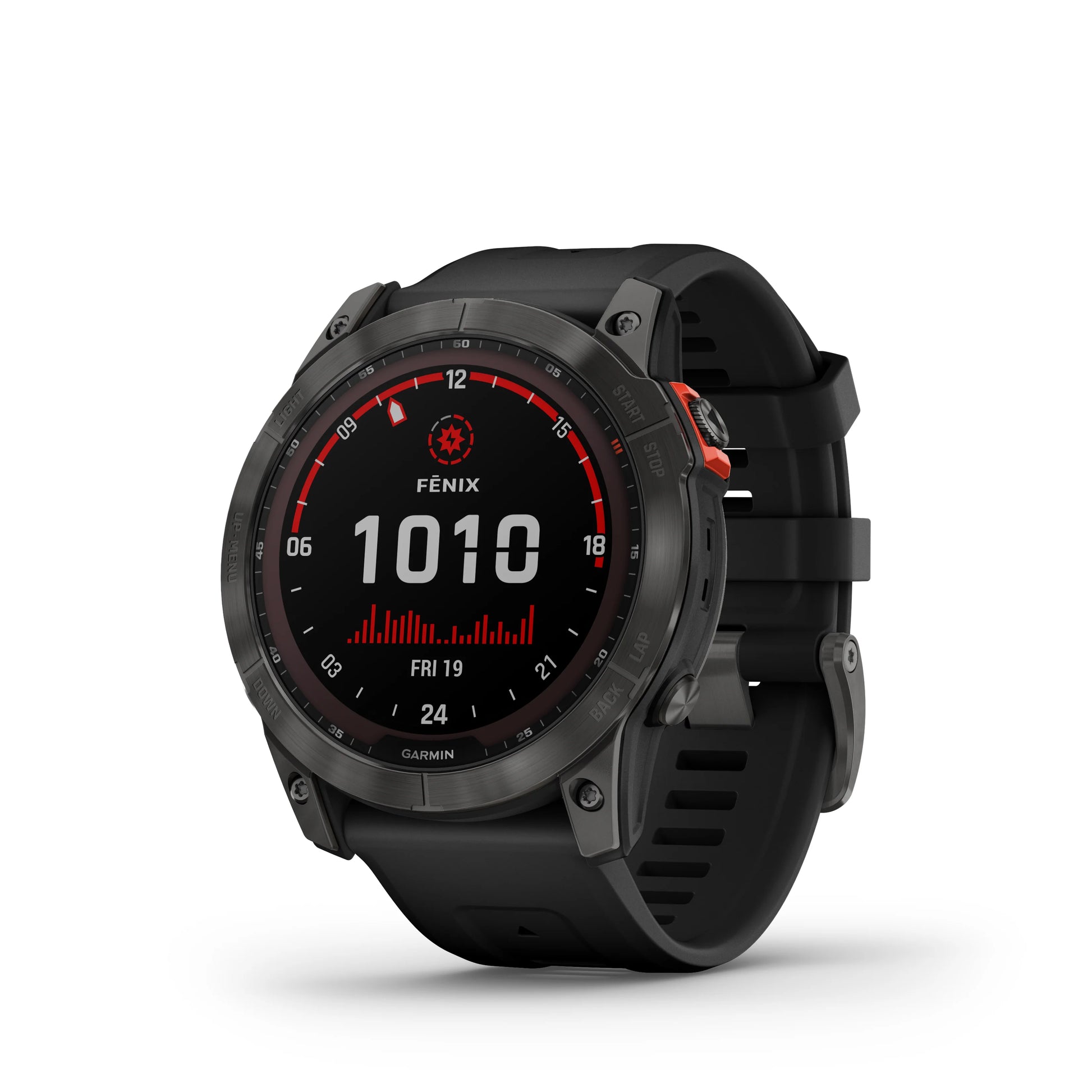 Fēnix® 7X – Solar Edition Slate Gray with Black Band | Garmin | Luby 