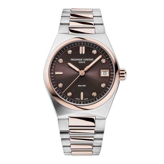 Frederique Constant Women Highlife Round Brown | Frederique Constant | Luby 