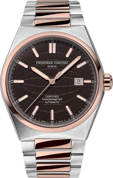 Frederique Highlife Chronometer Automatic COSC (Rose Gold) | Frederique Constant | Luby 