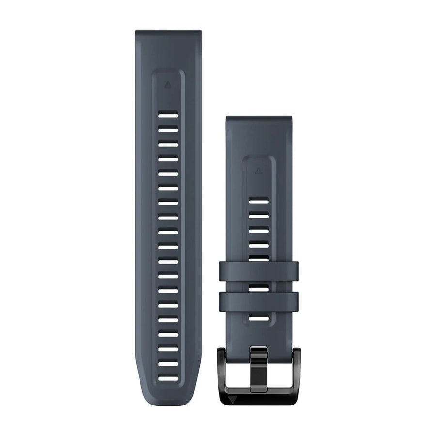 QuickFit® 22 Watch Bands Granite Blue Silicone
