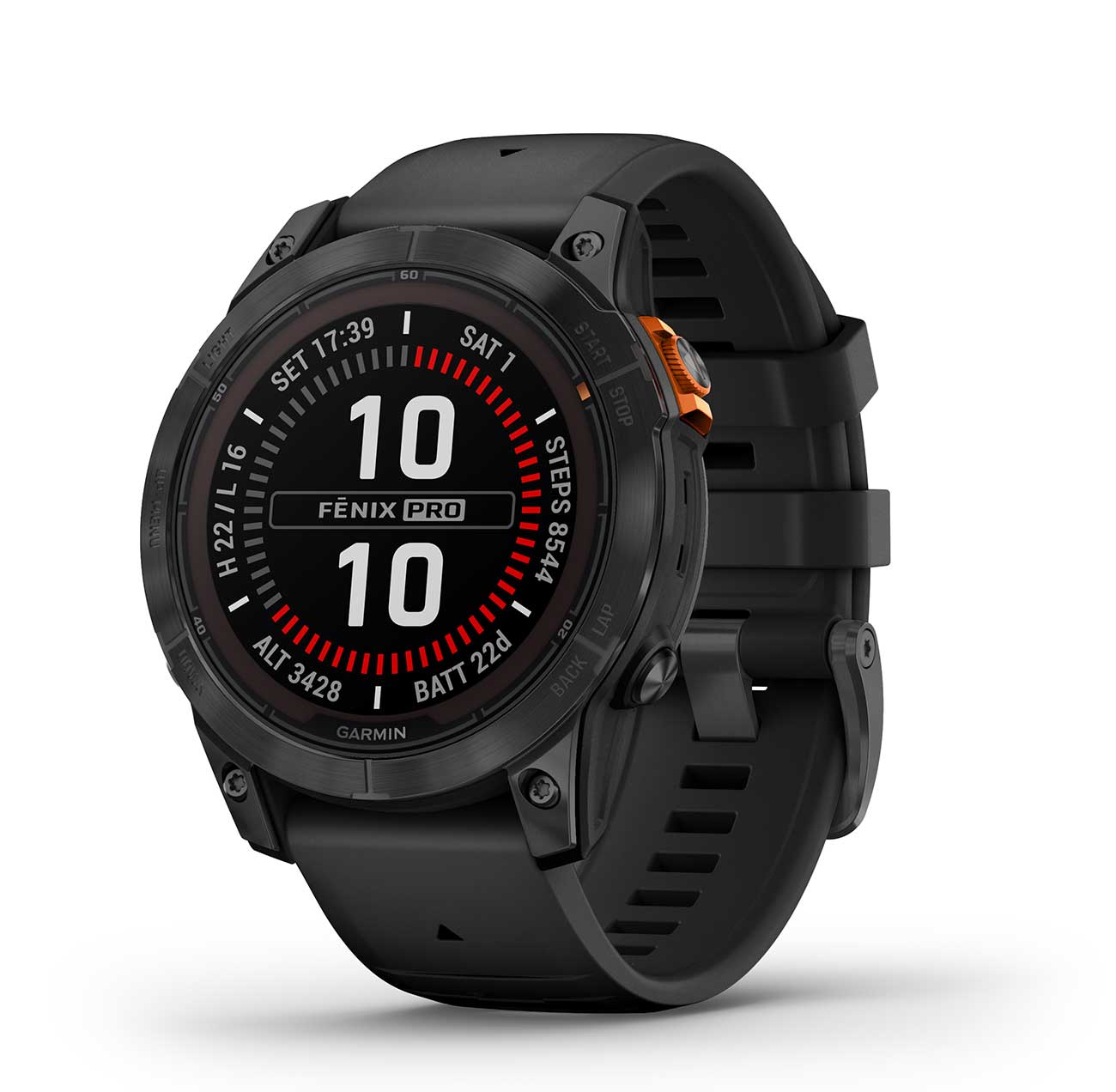 Fēnix® 7 Pro – Solar Edition Slate Gray with Black Band | Garmin | Luby 