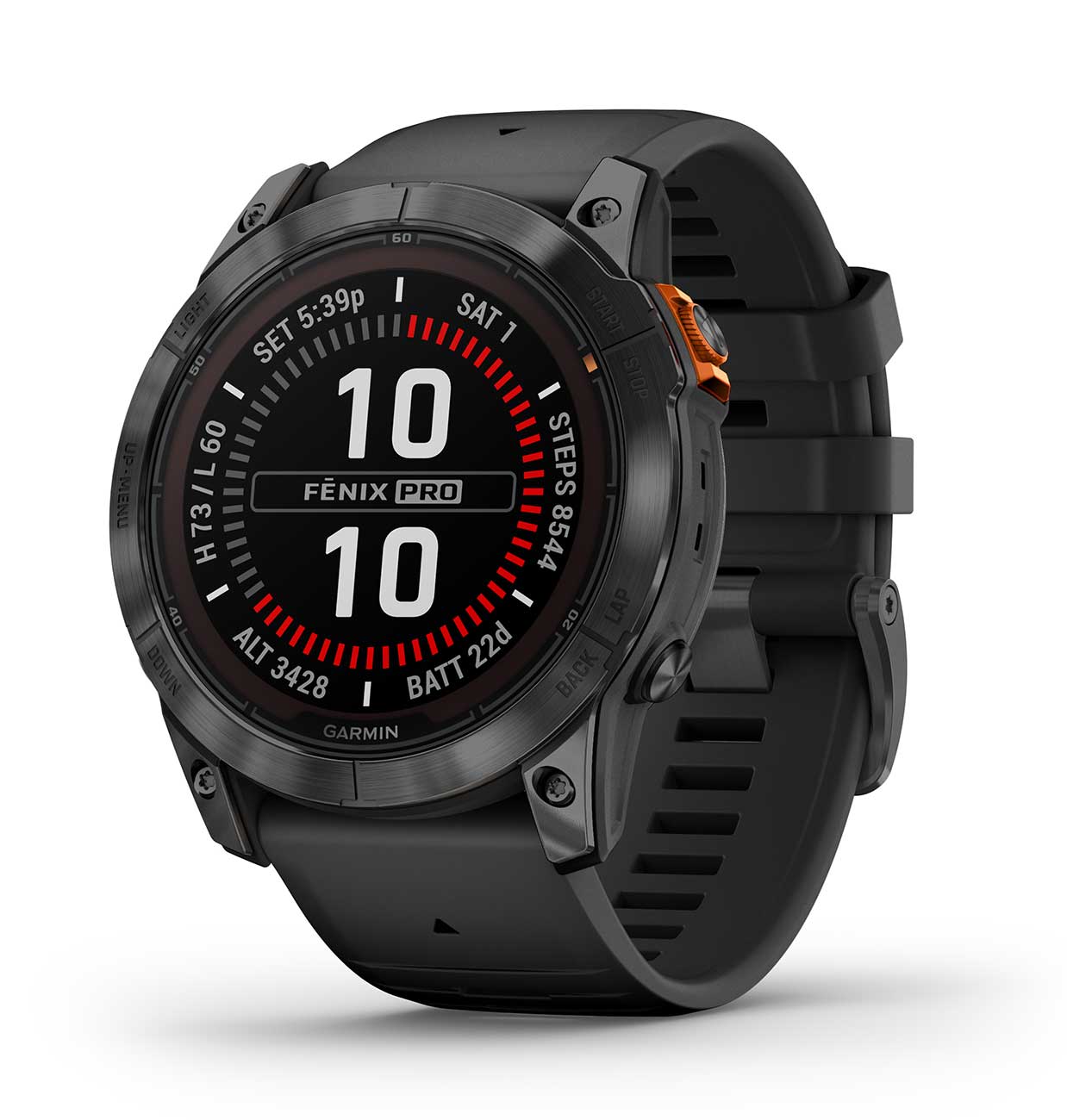 fēnix® 7X Pro – Solar Edition Slate Gray with Black Band | Garmin | Luby 