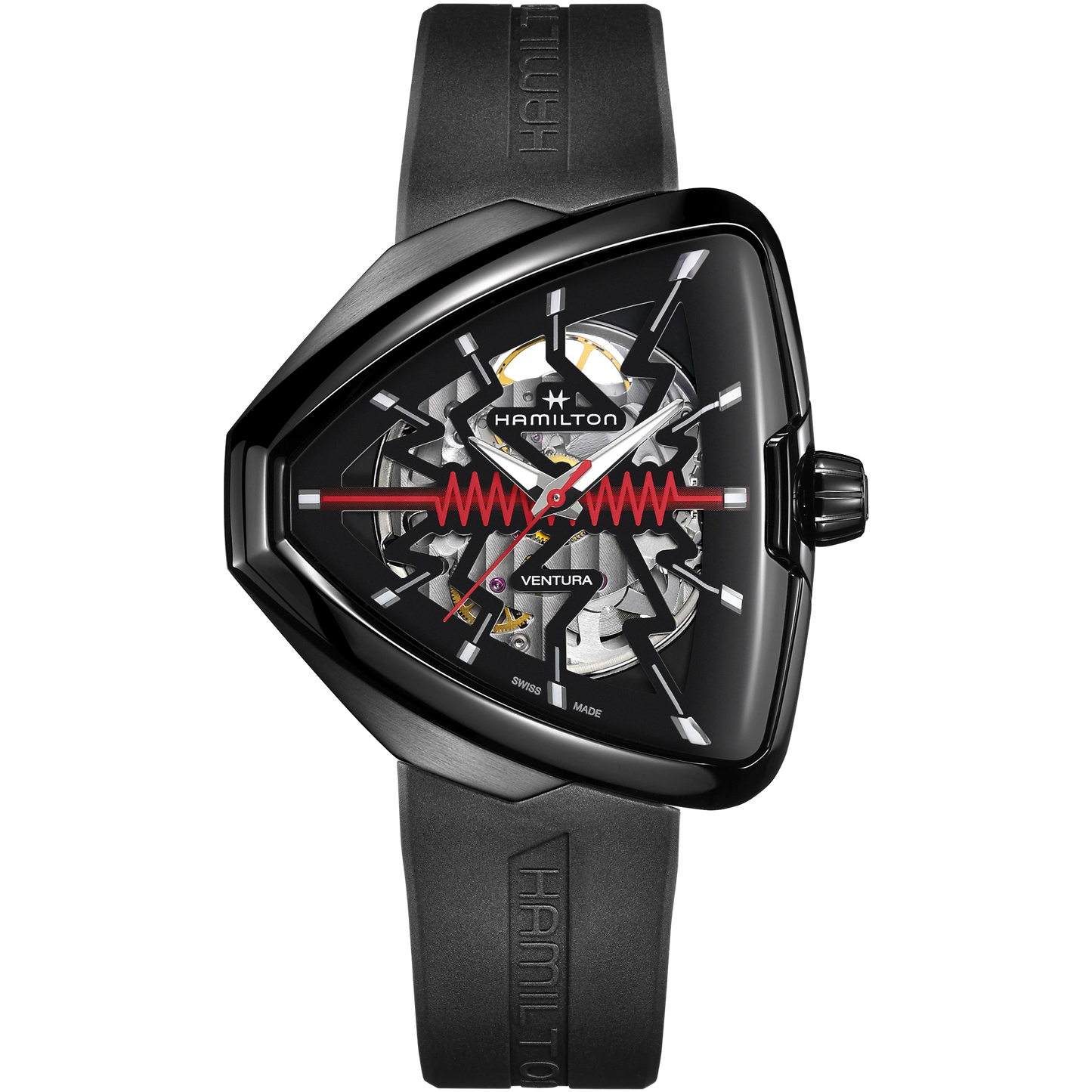 Ventura Elvis80 Skeleton Automatic (Black) | Hamilton | Luby 