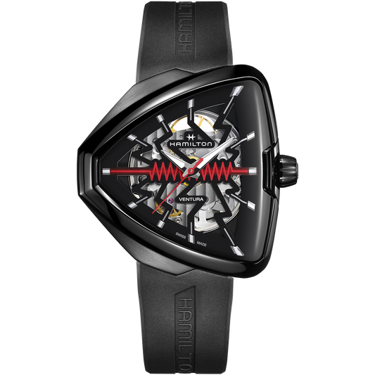 Ventura Elvis80 Skeleton Automatic (Black) | Hamilton | Luby 