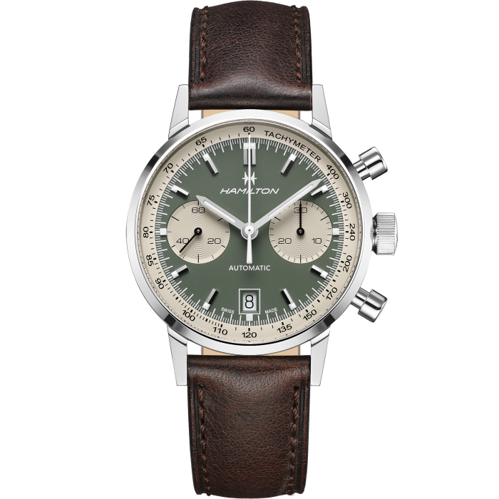 Intra-Matic Auto Chrono 40MM - GRN | Hamilton | Luby 