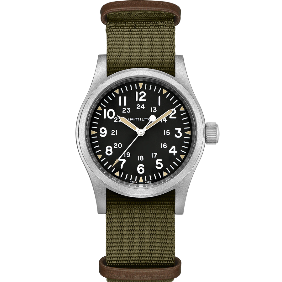 Khaki Field Mechanical (Silver/Green)