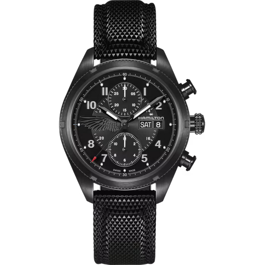 KHAKI FIELD AUTO CHRONO RESIDENT EVIL REQUIEM LIMITED EDITION | Hamilton | Luby 