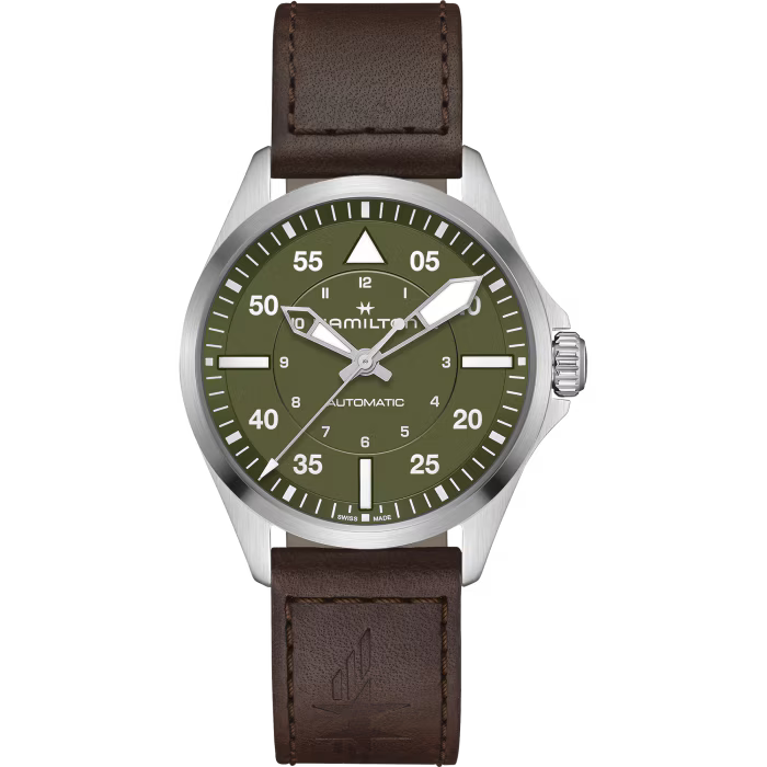 Khaki Aviation Pilot Auto 39mm | Hamilton | Luby 