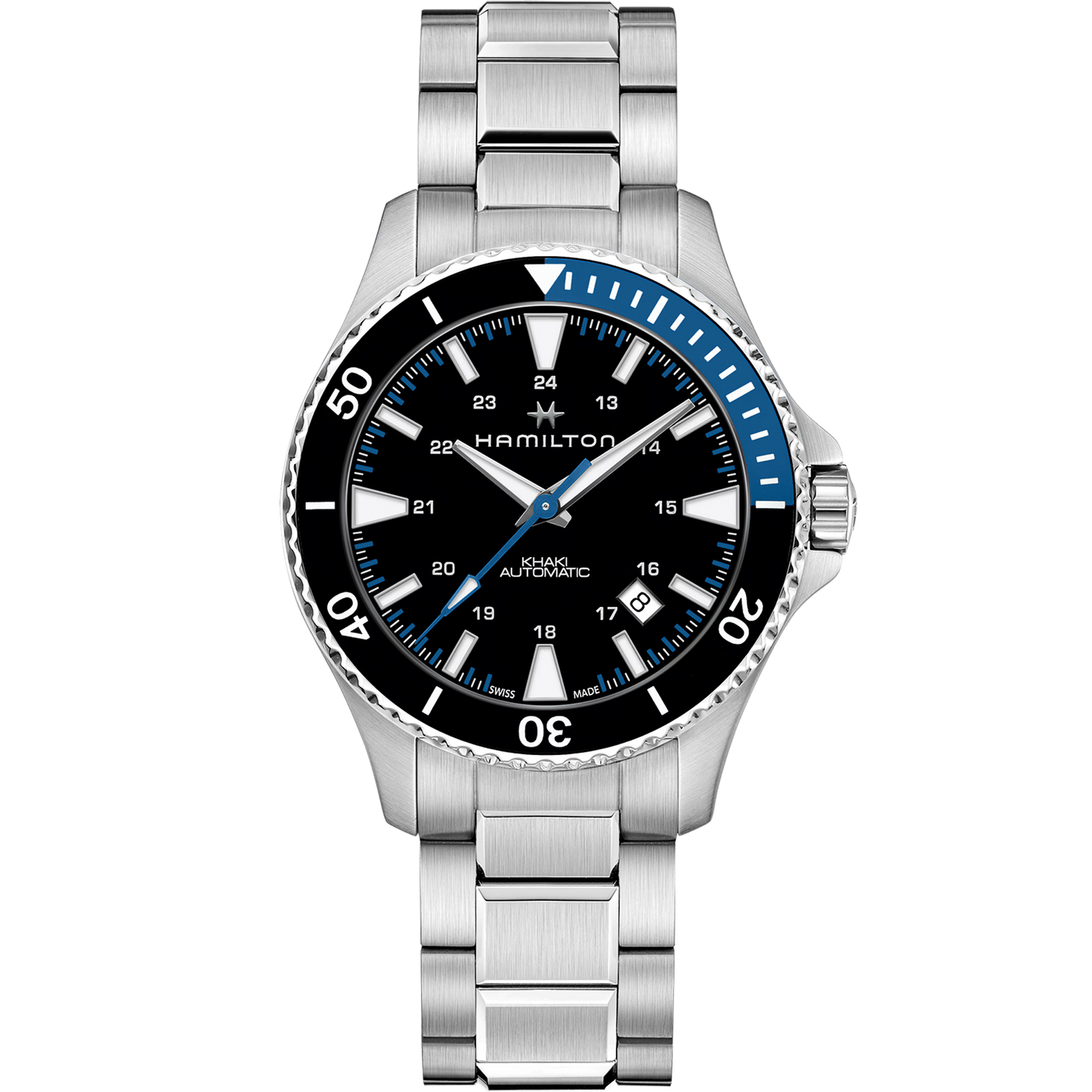 Khaki Navy Scuba Automatic (Silver/Blue/Black)