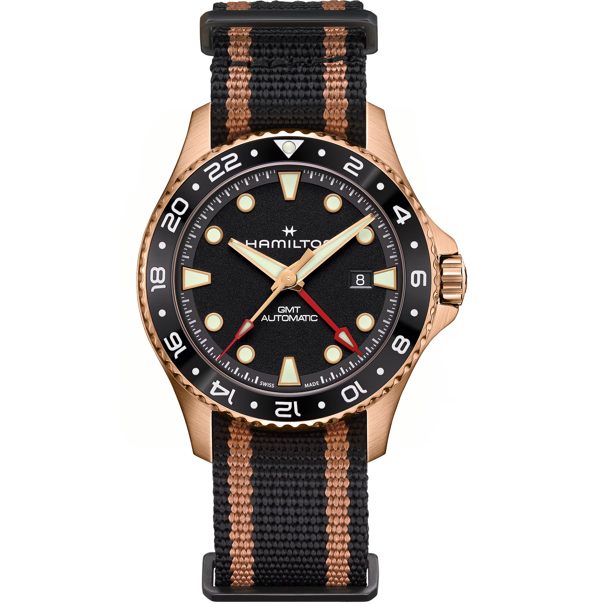 KHAKI NAVY SCUBA AUTOMATIC GMT 43MM BRONZE | Hamilton | Luby 