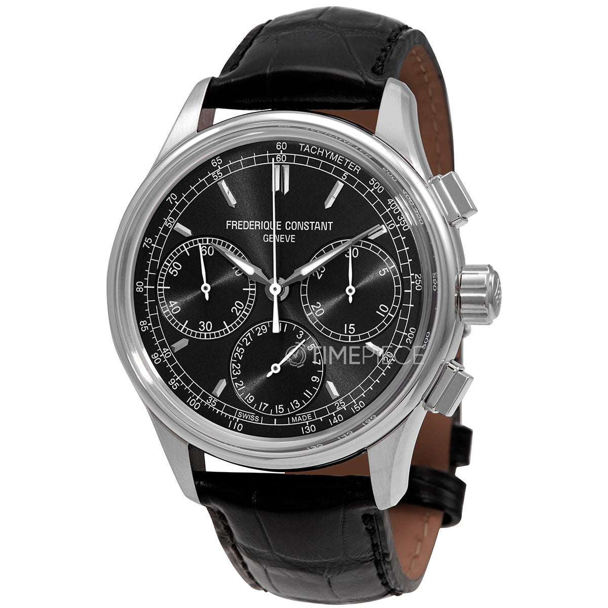 Flyback Chronograph Manufacture (Black) | Frederique Constant | Luby 