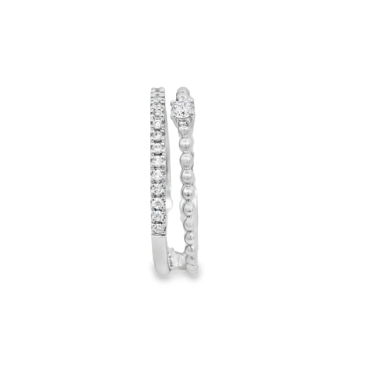Zeghani 14K White Gold Fashion Right Hand Ring | Zeghani | Luby 