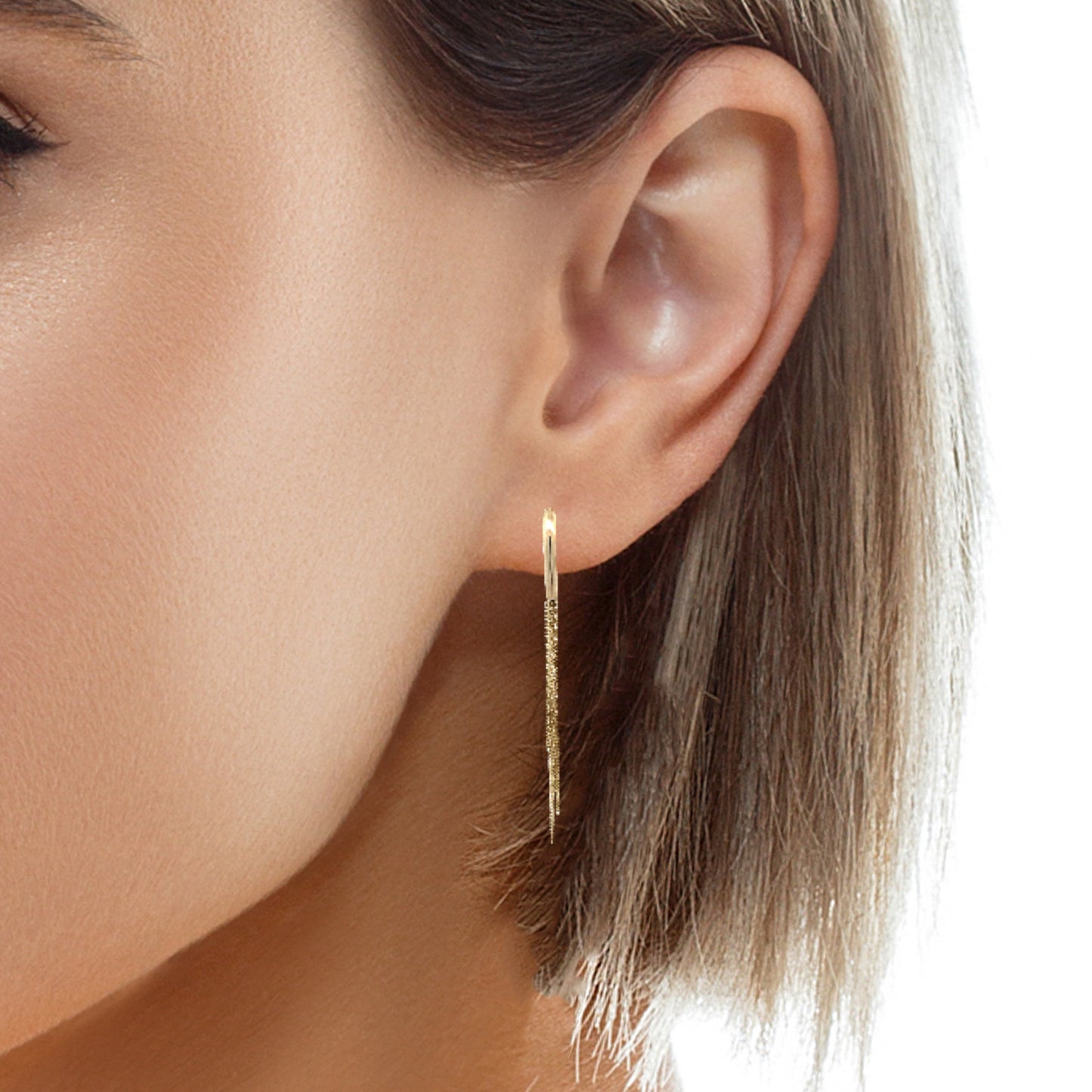 14K Gold Cascade Earrings