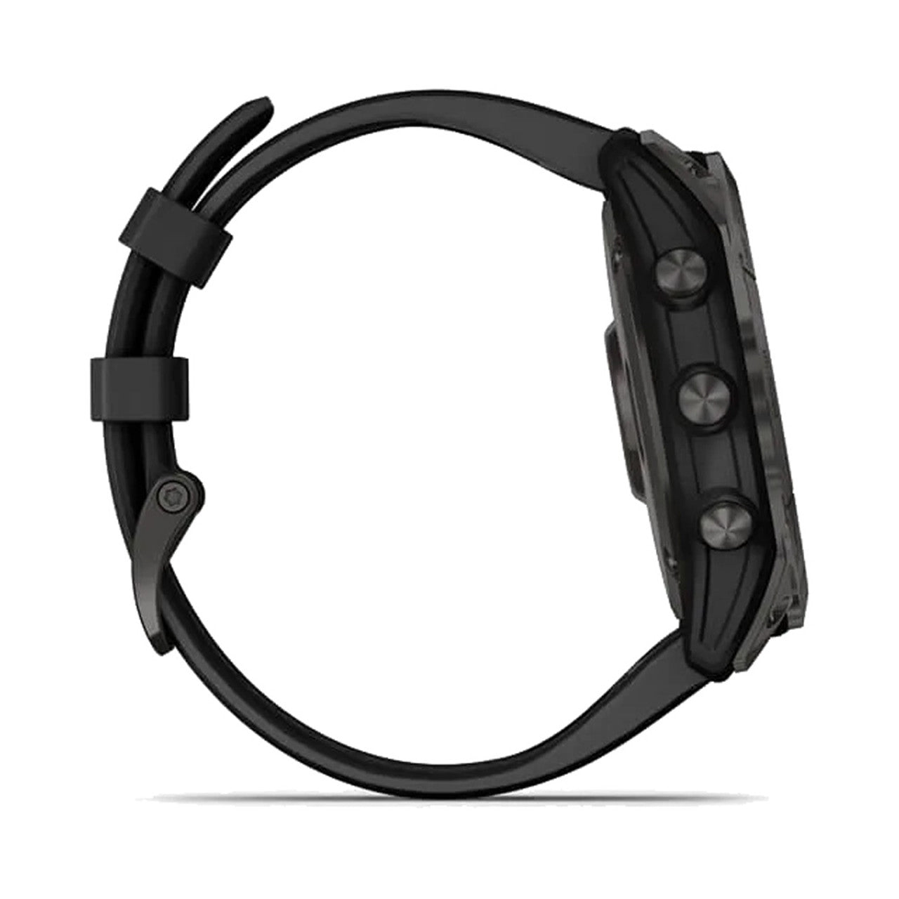 Fēnix® 7X – Sapphire Solar Edition Carbon Gray DLC Titanium with Black Band | Garmin | Luby 