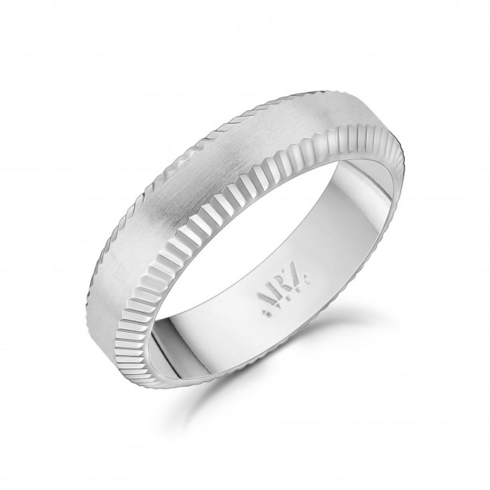 A.R.ZX 6mm Flat Steel Ring W/ Beveled Edges | ARZ Steel | Luby 