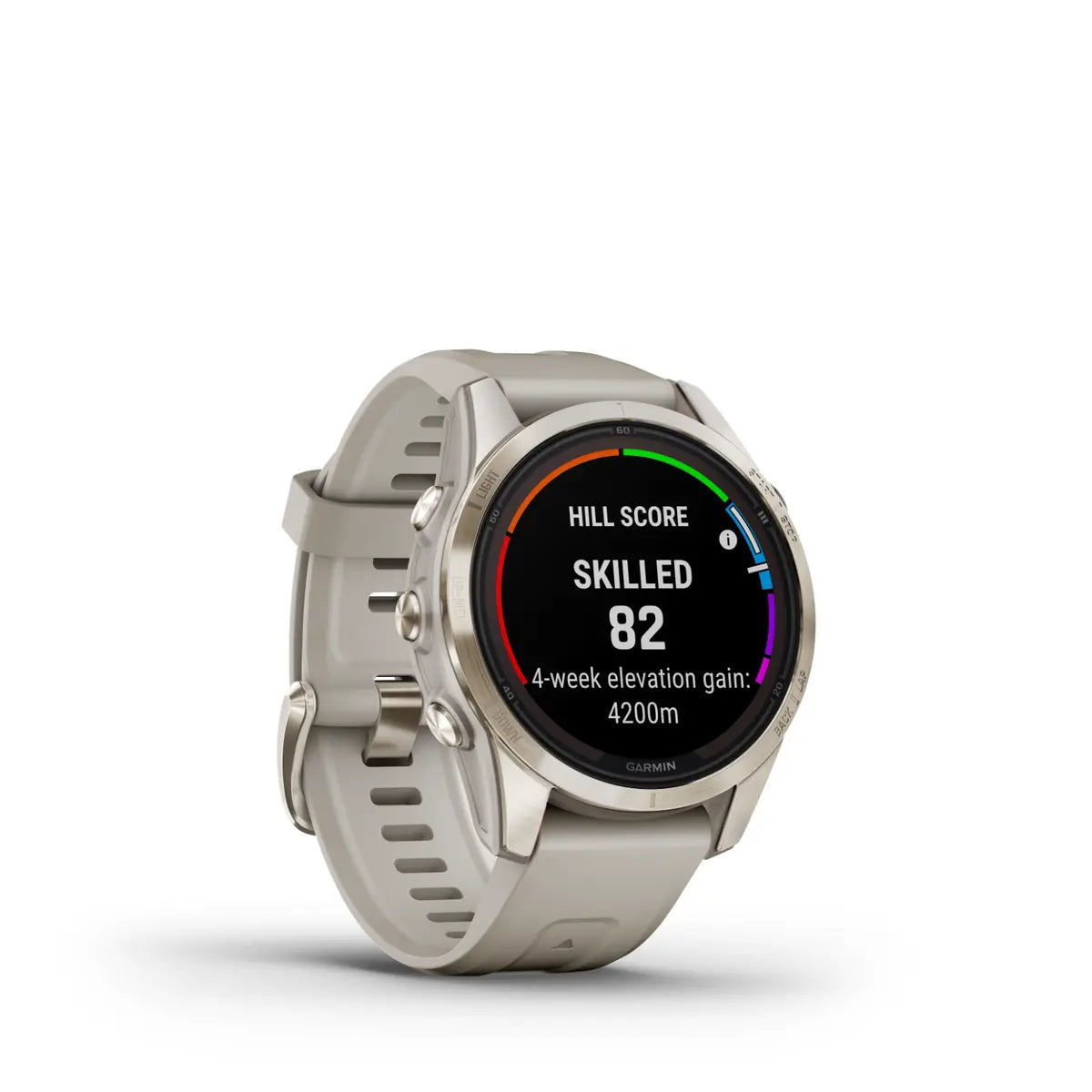 fēnix® 7S Pro – Sapphire Solar Edition Soft Gold with Light Sand Band | Garmin | Luby 