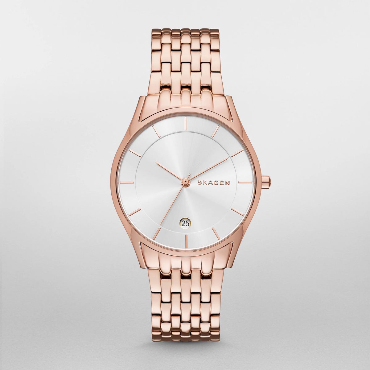 Holst Steel Link Watch (Rose-Gold) | Skagen | Luby 