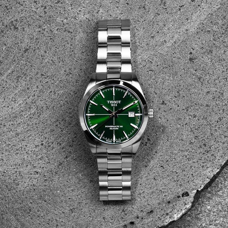 Tisot Gentleman Powermatic 80 Silicium Green | Tissot | Luby 