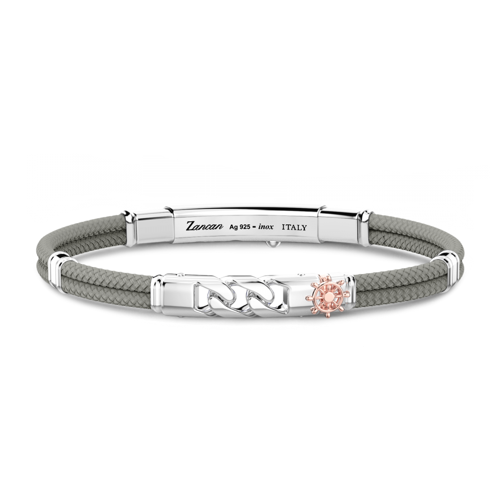 Zancan bracelet in Kevlar with curb chain | Zancan | Luby 