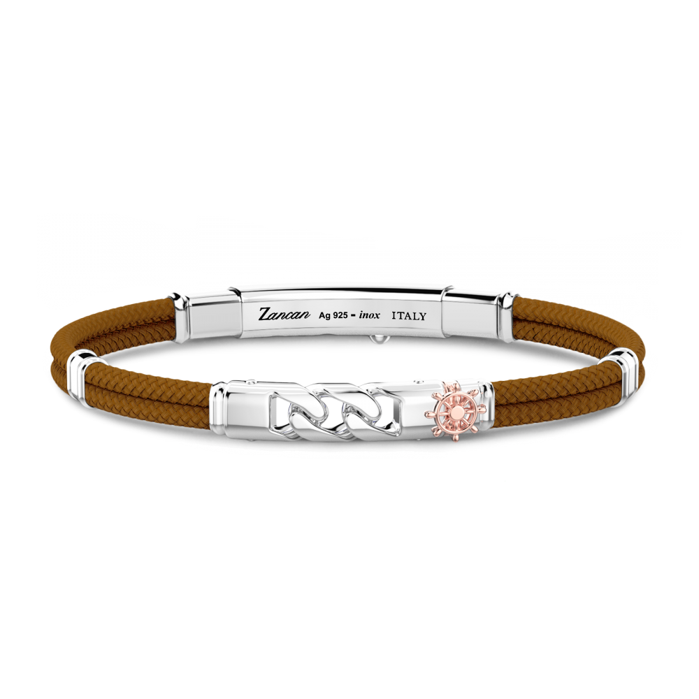 Zancan bracelet in Kevlar with curb chain | Zancan | Luby 