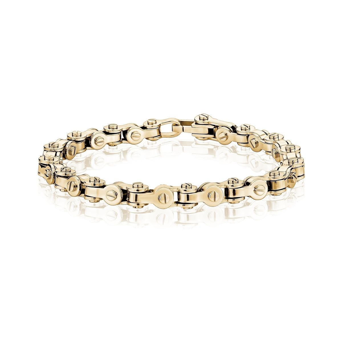 Stainless-Steel Bicycle Chain Bracelet | ARZ Steel | Luby 